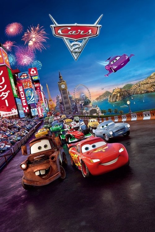 Download Cars 2 (2011) Hindi & English BluRay 480p 720p 1080p
